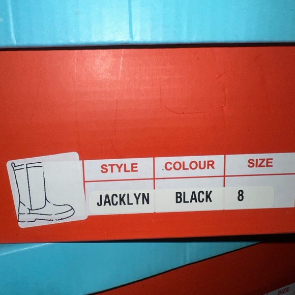 Modern Rush Womens Jacklyn Rain Boots in Black New In Box - Picture 8 of 14